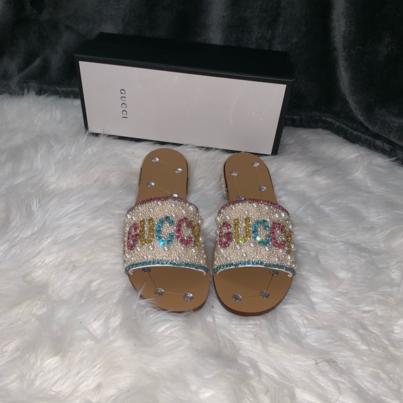 Gucci embellished sandals - Picture 4 of 7